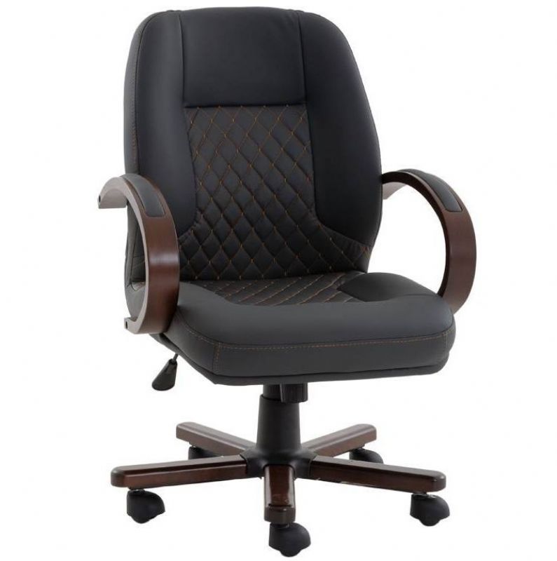 NIDA QUILTED SHORT MANAGER WOOD